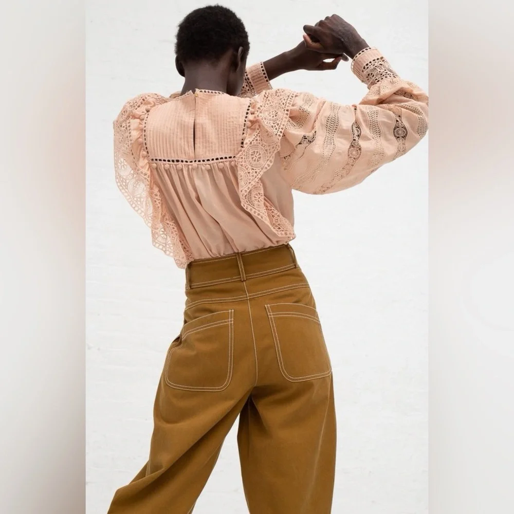 Ulla Johnson Fleet Pant - Camel- size 0/waist 26” - Picture 5 of 12